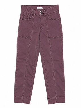 Studio Blue High Rise Utility Jeans Burgundy Mauve Size 25P Petite